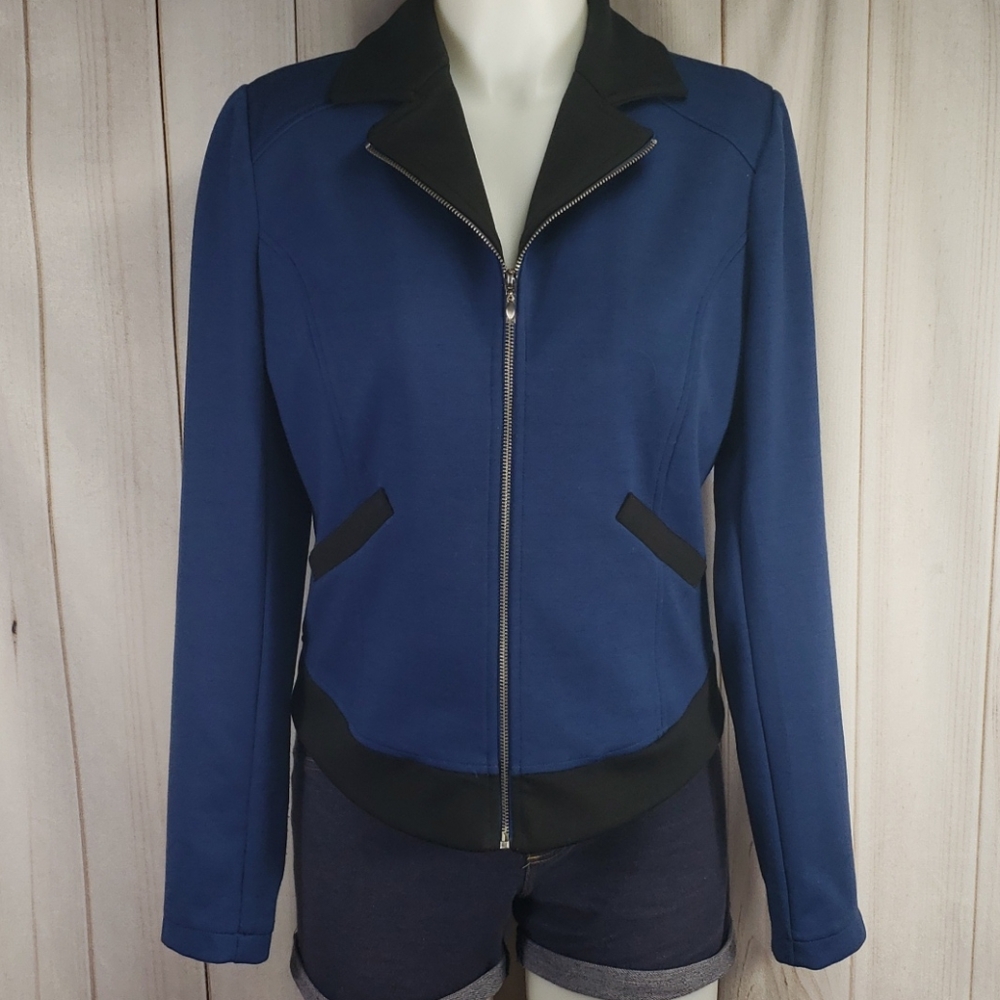 Laundry By Shelli Segal Womens 8 Black Trim Ponte